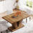47.24" Walnut  Dining Table(Only Table,No Chair)