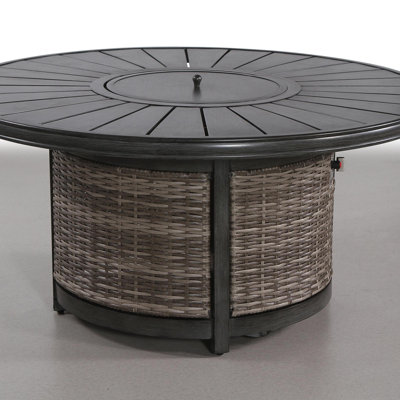 25 H X 52 W Propane Outdoor Fire Pit Table