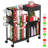 Wrapping Paper Storage Cart with 12PCS Slap Bands, Rolling Organizer with Drawer, Hooks & Brakes, Mobile Gift Wrapping Station for Paper, Bags and Ribbons-769224063
