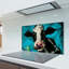 Risley Tempered Glass Cow Chopping Board-1507653554