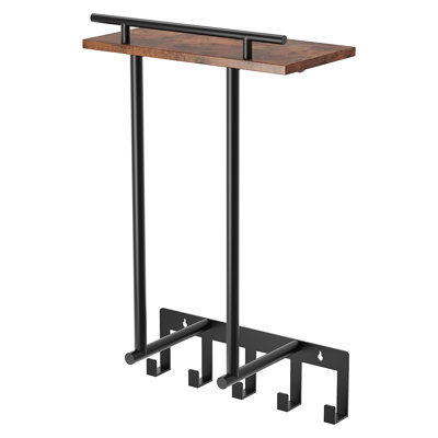 2-Tier Bathroom Towel Rack Wall Mounted Storage Rack for Rolled Towels Rust-Resistant 2-Pack