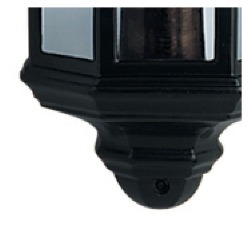 Casady Outdoor Wall Lantern, Black