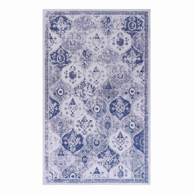 Washable Rug Area Rug, Rectangle 6' x 9'