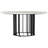 Syston 3-Piece Round Marble Coffee And End Table Set Black-122441444