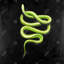«Green Snake - Contemporary Contemporary», reproduction encadrée-1237013667-1237013668
