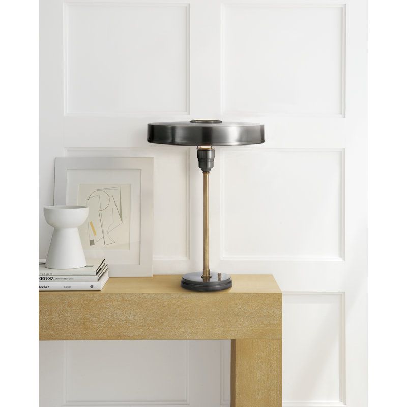 Thomas O'Brien Carlo Table Lamp, Bronze, Bronze/Antique Brass