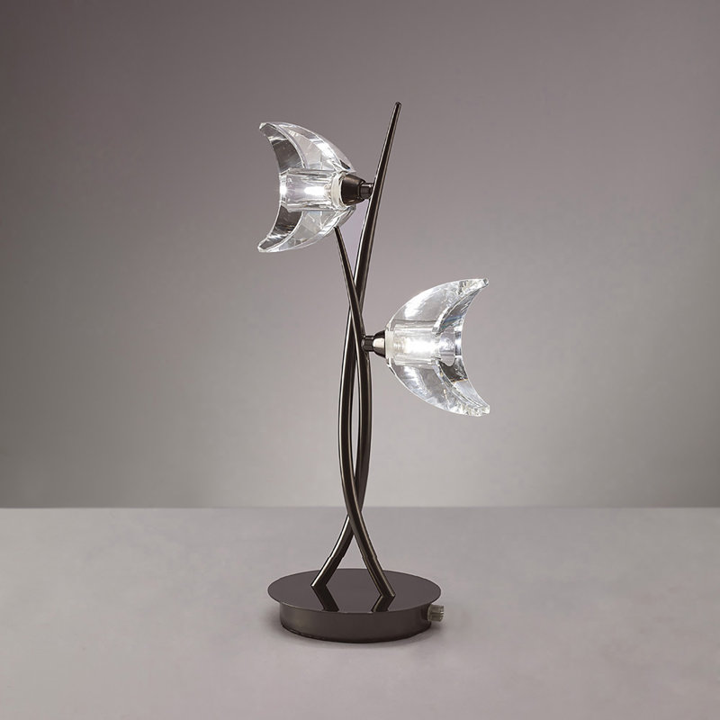 Drossett Metal Novelty Lamp, Black