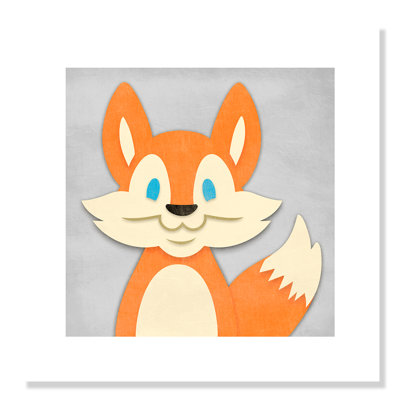 «Cheery Fox», impression sur papier