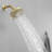 Single Handle 1-Spray Round Rain Shower Faucet Set 1.8 GPM With High Pressure Shower Head-108989403