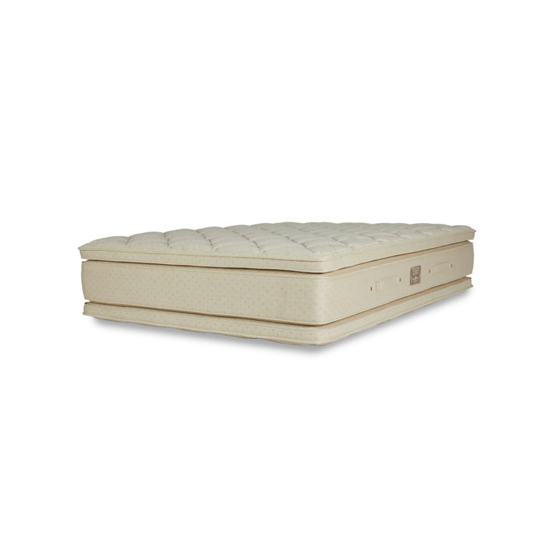 Classic 15.5'' Extra Plush Pillow Top Innerspring Mattress and Box Spring Set, Queen