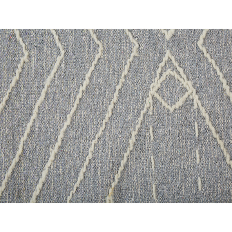 Goreville Geometric Cotton Hand Woven Area Rug, Rectangle 140 x 200cm