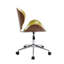 Chaise de bureau en similicuir avec base en chrome Bradford-88694153