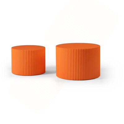 MDF Nesting Table Set Of 2 (Coffee Table Compatible)
