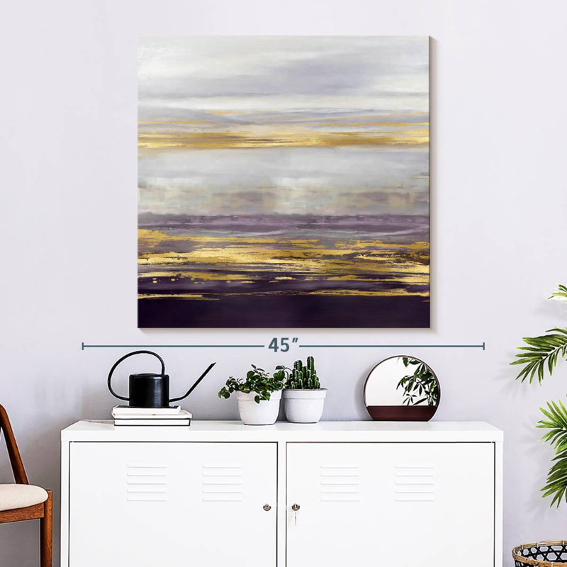 Avery Amethyst Reflections I, 33" H x 33" W