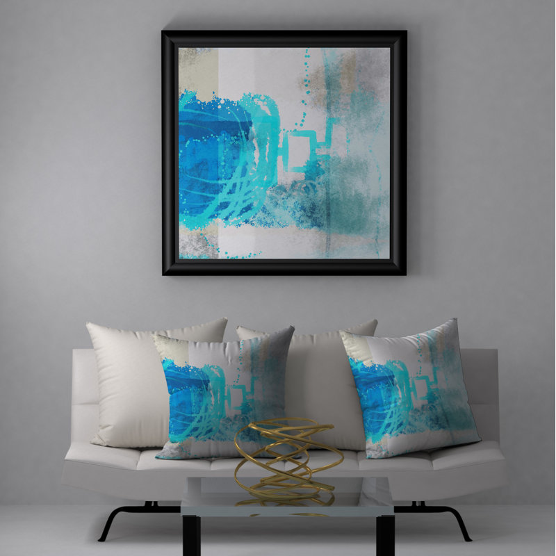 Housse de coussin carrée/insert, 24 po x 24 po