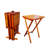 Qualik Rectangular Solid Wood Foldable Outdoor Coffee Table , 14.22 " W 18.94 " D