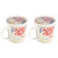 Ensemble de 2 tasses en mosaïque avec couvercle Dolly Parton 