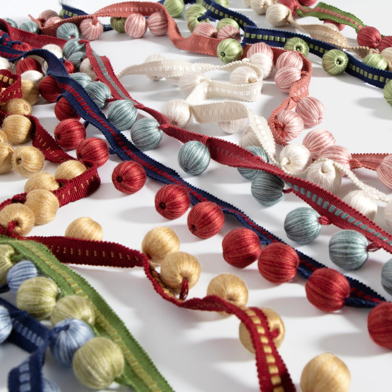 Passementerie Volume I Claude Fabric, Blue