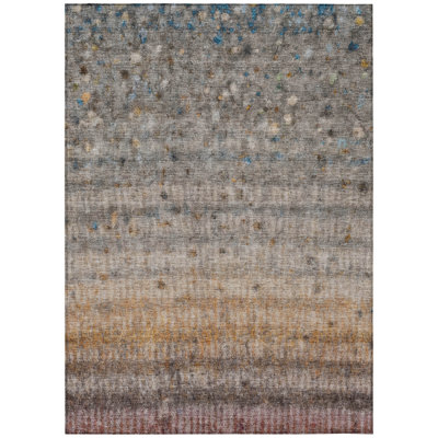 Machine Washable Indoor/Outdoor Emelia ACN2315 Stripes Rug