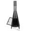 Convex Steel Wood Pellets Smokeless Chimnea