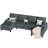 3-Piece Upholstered Sectional for Living Room-819564591