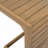 C-Shape End Table  Brown