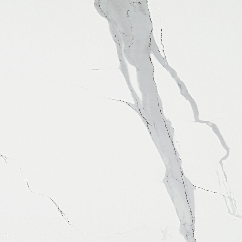 Table en C avec rangement Haught, Marbre blanc