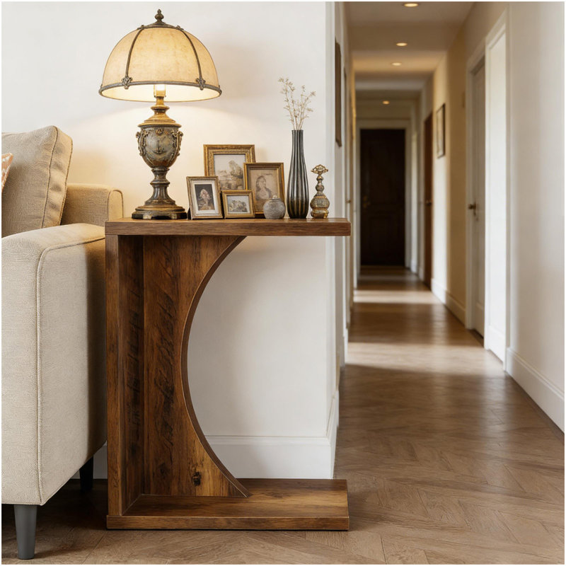 End Table,C-Shaped Nightstand,Couch Table,Sofa Side Table