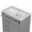 Meuble-lavabo simple 30 po avec plateau en résine Draya