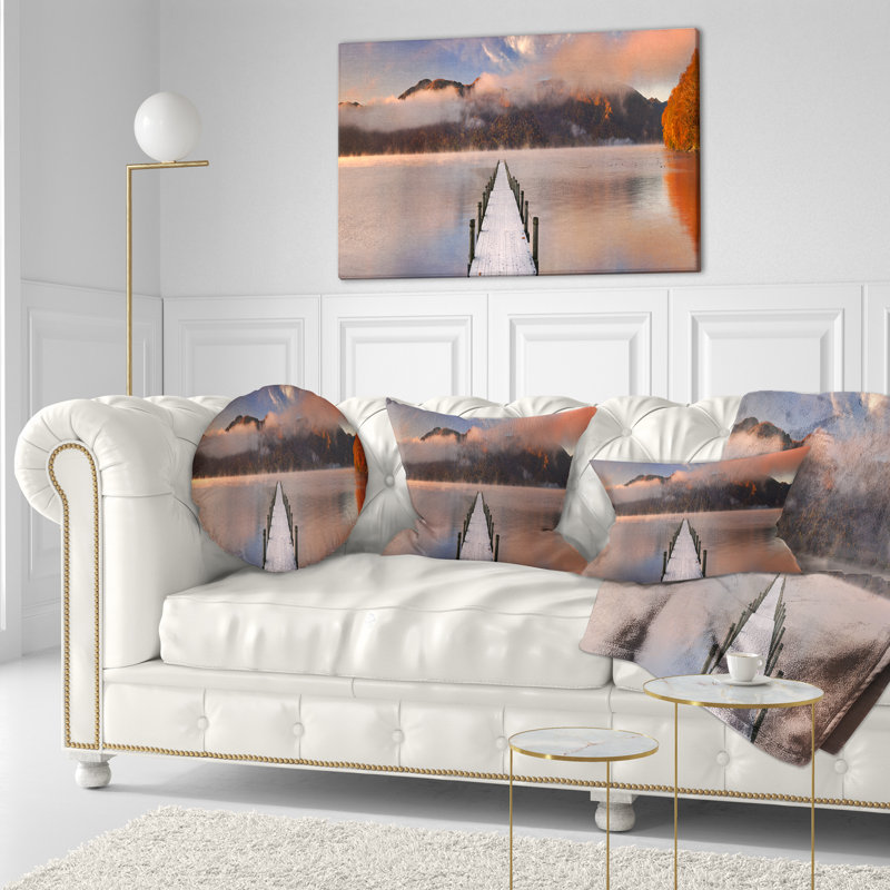 Jetée paysage marin, Rectangulaire, 12 po x 20 po