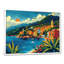 Reproduction d'art mural jaune, rouge, riviera italienne, Italie-920489085-950141143