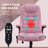 Polyester Blend Executive Chair with Headrest-124745834
