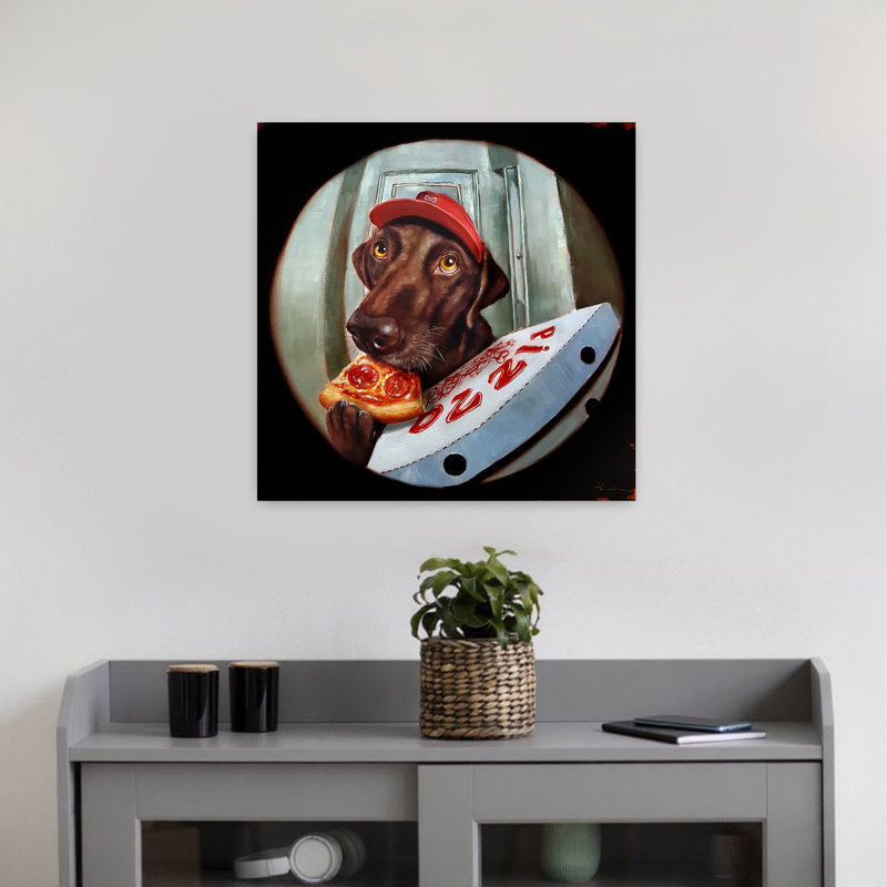 Art contemporain Pupperoni, H 18 po x l 18 po