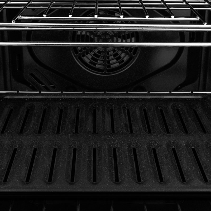 ZLINE Autograph 30 in. True Convection Single Wall Oven in Stainless Steel & Nickel Helix Handle