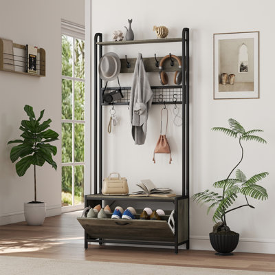 Hall Tree 80cm Wide