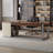 62.99"Modern administrative rectangular walnut solid multi-layer board office desk-221338876