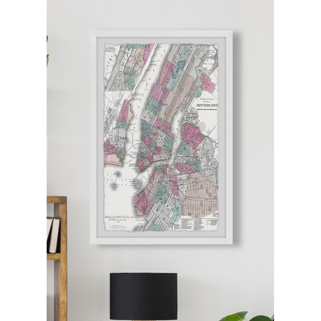 " Colorful NY Chart II " Charlton Home® 