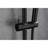 28-Inch Slide Bar Handheld Shower With Matte Black Finish And Multiple Spray Modes User- Settings