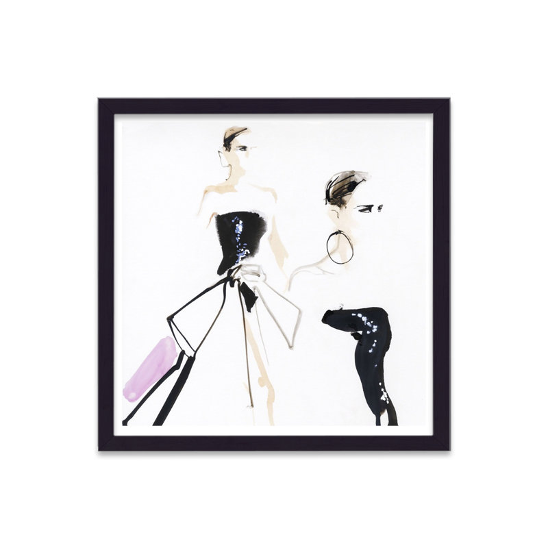David Downton Versace Couture - Single Picture Frame Print