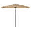 Parasol de jardin Arlmont & Co. avec mât en acier brun-1586082705