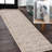 Lynnann Vintage Native American Medallion Machine-Washable Cream/Brown Rug-1891246293