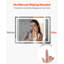 Miroir de salle de bain mural à DEL 3 couleurs anti-buée-1314128154