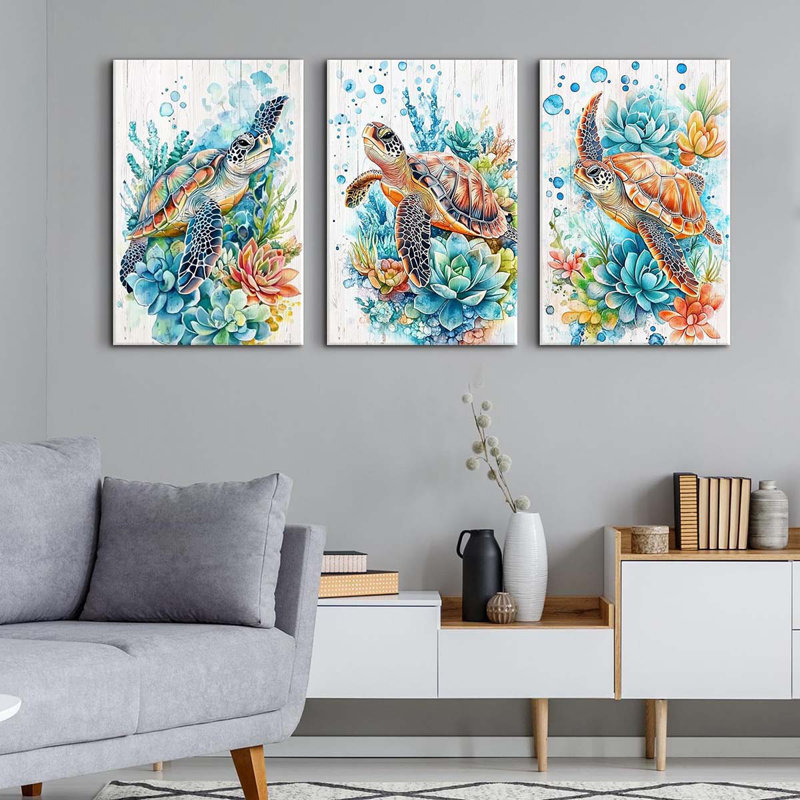 3 Piece Wrapped Canvas Print