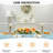 2 Pack Table Cover Fitted Rectangular Tablecloth Stretchable Fabric Lycra Table Cloth 6 Ft Wrinkle-Free For Party Tradeshows Banquet Weddings Cocktail-433516399