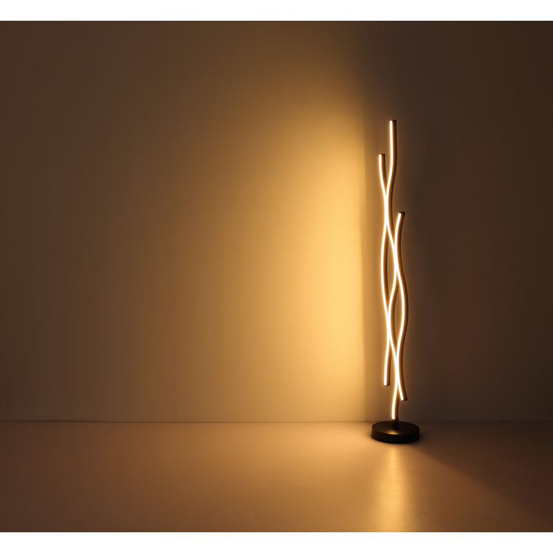 1 - Light Matte Black LED Pendant