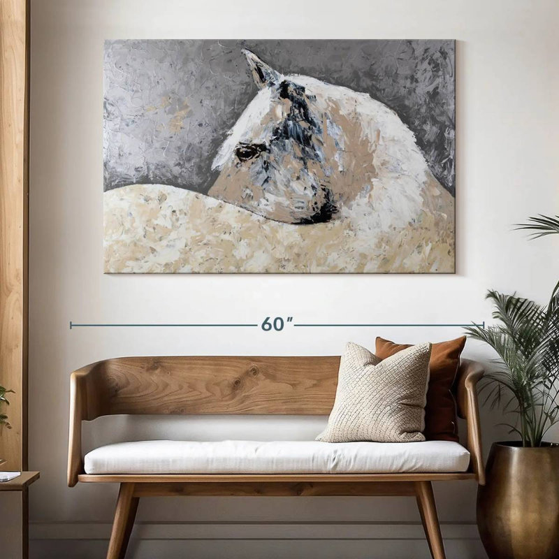 Brampt White Beauty, 34" H x 51" W
