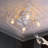 18" Ceiling Fan With Lights And Remote-Square