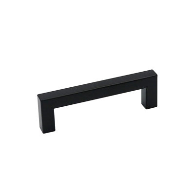 4-1/4 Inch Center To Center Matte Black Cabinet Handles