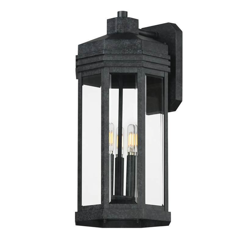 Wright-Outdoor Wall Mount, 20.5" H x 9" W x 10" D