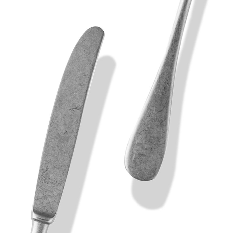 Ensemble de 20 pièces en acier inoxydable rétro